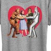 Women's - Wizard of Oz - Dorothy Tin Man Cowardly Lion and Scarecrow Heart Short Sleeve Graphic T-Shirt - 2 of 4