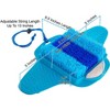 5 Star Super Deals 2 Shower Foot Scrubber Cleaner With Pumice Stone - Non Slip Suction Cup - Smooths, Exfoliates & Massage in the Shower or Bathtub - 3 of 4