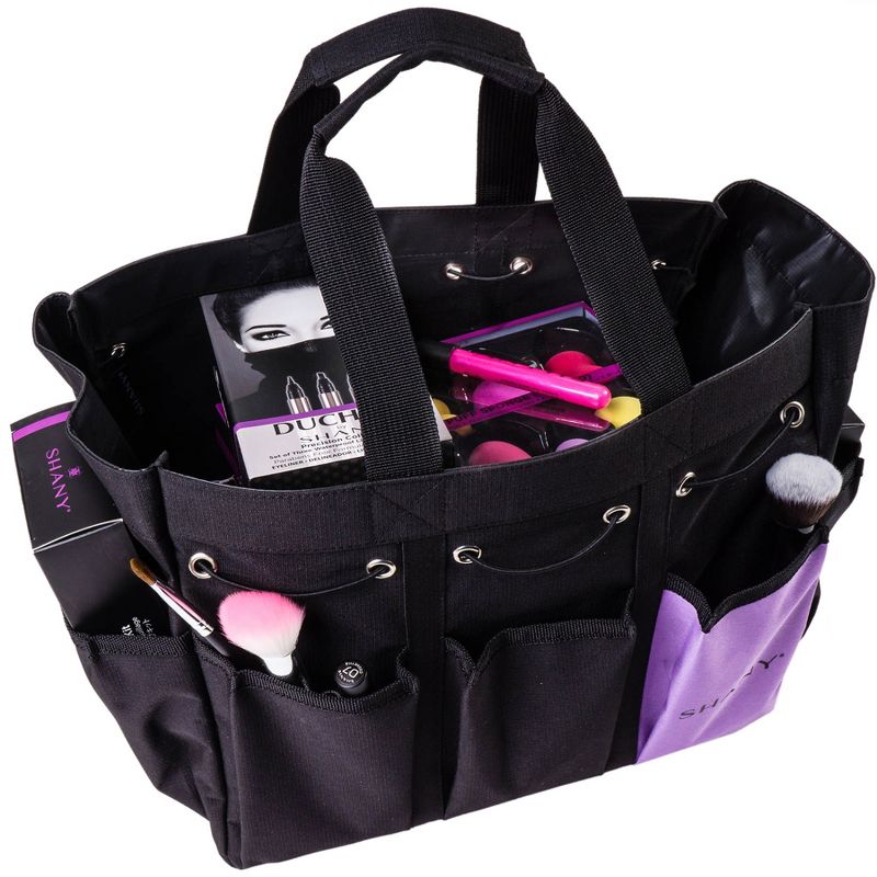 SHANY Beauty Handbag and Makeup Organizer Bag - Black, 4 of 5