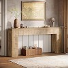 Tribesigns 70.9-Inch Extra Long Console Table for Entryway, Narrow Sofa Table Behind Couch, Suitable for Hallway, Foyer, Living Room,Brown - 4 of 4