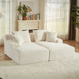 Bedroom Comfort: Fluffy, Assembled Loveseat - 1 of 4