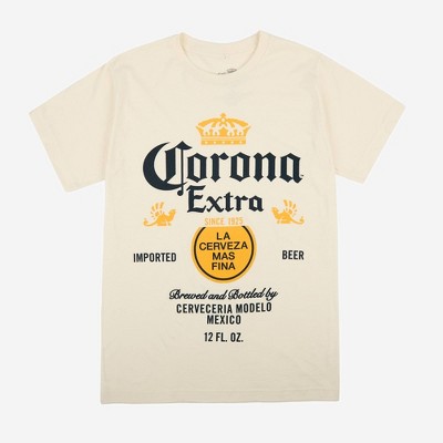 Men's Corona Short Sleeve Graphic T-Shirt - Beige XL