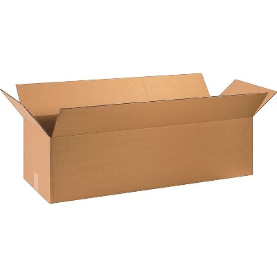 Photo 1 of Box Partners Long Corrugated Boxes 36" x 12" x 10" Kraft 15/Bundle 361210