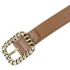 INSPIRE CHIC Women's Retro Simple Chain Square Buckle Decorative Belts - 2 of 4
