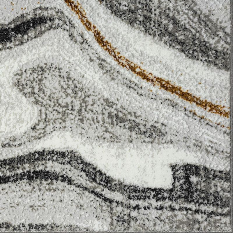 Luxe Weavers Marble Patterned Abstract Swirl Area Rug, 6 of 12