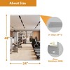 Modern Rectangle Frameless Wall-Mounted Gym Mirror Dance Mirror - 2 of 4