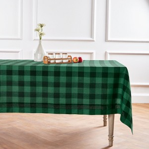 Solino Home Linen Buffalo Check Tablecloth - 1 of 4