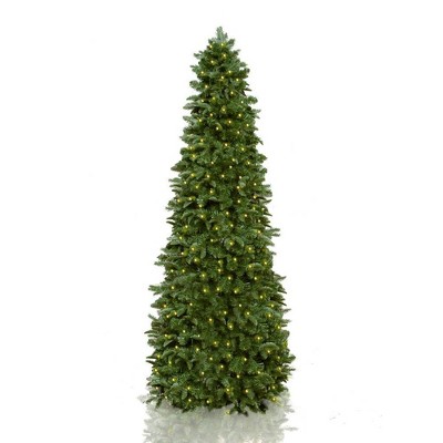 artificial prelit christmas trees