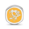 Black Bow Jewelry Sterling Silver Pittsburgh Penguins NHL Bead Charm - 3 of 4
