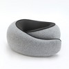 Anna-Kaci Ergonomic Travel Neck Pillow with Soft Cushioned Wrap Design and Supportive Contoured Structure for Comfortable Rest - Gray - 4 of 4