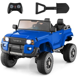 Costway 24V 2 Seater Ride on Car for Kids Licensed Toyota LC250 Ride on Truck with Remote Black/Gray/Navy/Pink/Red - 1 of 4