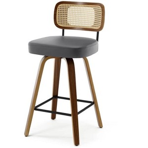 Bekrvio 26'' Swivel Counter Height Bar Stools - 1 of 4