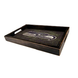 NFL Seattle Seahawks Distressed tray - 1 of 3
