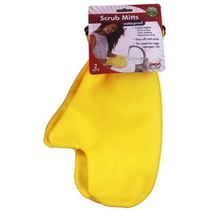 Jokari Oversized Textured Waterproof Dish Washing Scrub Mitts For Easy On or Off - 1 of 3