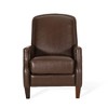 PU Leather Recliner Chair with Rivets, Adjustable Footrest - 4 of 4