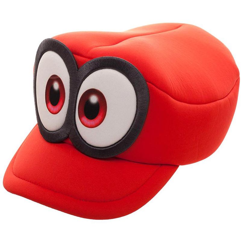 Nintendo Super Mario Odyssey Cappy Hat Cosplay Accessory Costume Red, 1 of 5