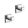 2-Pack Stainless Steel Wall Hooks for Bathroom, Bedroom, Kitchen - 2 of 4