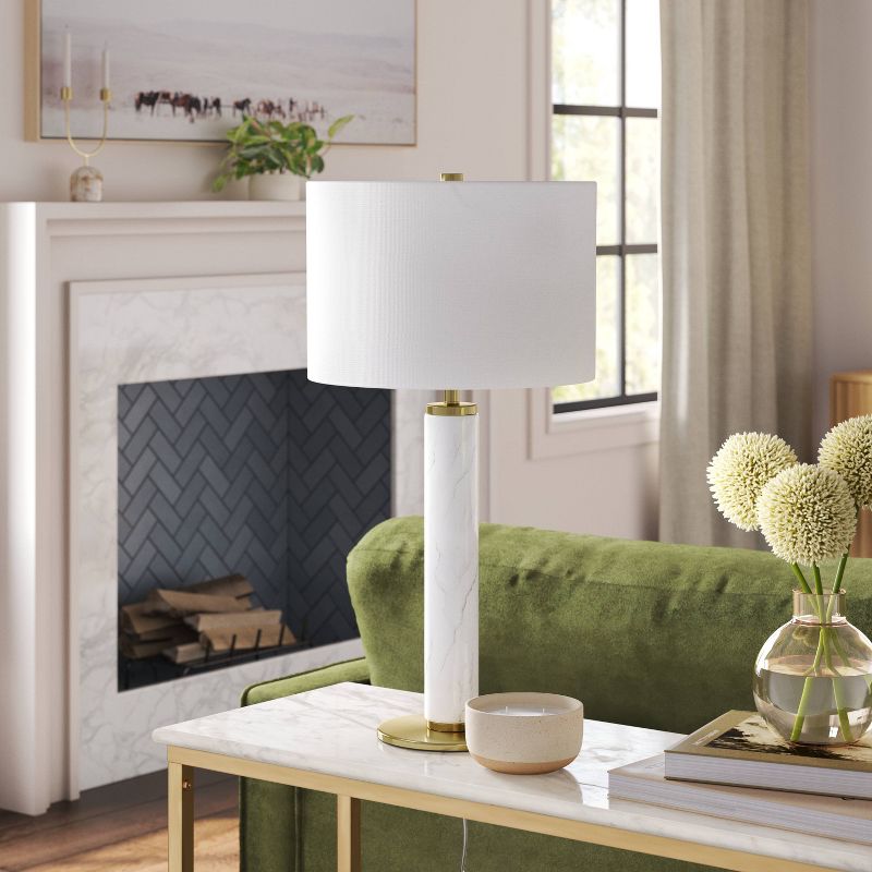Faux Marble Stick Table Lamp - Threshold™, 4 of 9
