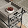 Acekool 3-Tier Kitchen Island Cart - Mobile Serving Cart for Kitchen & Dining - 4 of 4
