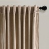 Lush Décor Prima Velvet Solid Light Filtering Back Tab/Rod Pocket Window Curtain Panels Set - 2 of 4