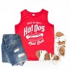 The Juniper Shop Makes Me Want A Hot Dog Real Bad Solid Youth Tank Top - 3 of 4