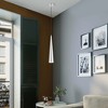 Livex Lighting Andes 1 - Light Pendant in  Brushed Aluminum/Polished Chrome - 3 of 4