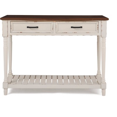 Photo 1 of Baker Console Table Antique White - ClickDecor