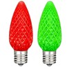 Novelty Lights C9 LED Faceted Christmas Replacement Bulbs Dimmable 25 Pack - 4 of 4