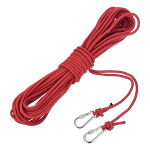 Unique Bargains Hollow Braided Polypropylene Anchor Rope with Hook for Marine Life Boat - 1 of 4
