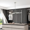 Livex Lighting Monaco 4 - Light Chandelier in  Brushed Nickel/Black Chrome - 2 of 4