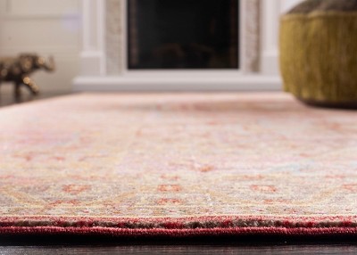 Valencia Multi-Color Hand-Knotted Square Area Rug