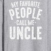 Men's - Instant Message - My Favorite People Call Me Uncle Long Sleeve Graphic T-Shirt - 2 of 4