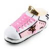 Haute Diggity Dog Golden Pooch Pink Tennis Shoe Plush Dog Toy with Squeaker - 3 of 4