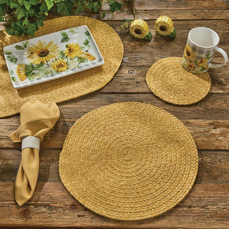 Park Designs Cumin Spice Bin Braided Placemat Set of 4, 2 of 5