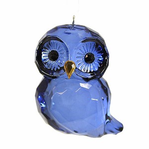 Crystal Expressions 2.5 Inch Owl Ornament Bird Hoot Wisdom Tree Ornaments - 1 of 3