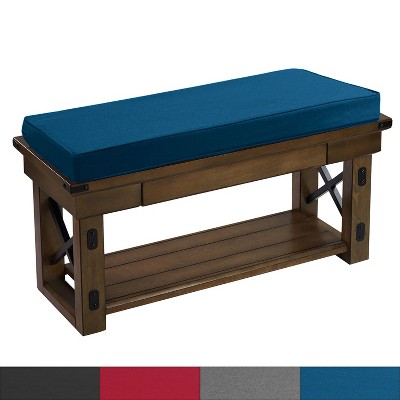Indoor/Outdoor Patio Bench Foam Cushion 18" x 42" by Sweet Home Collection®