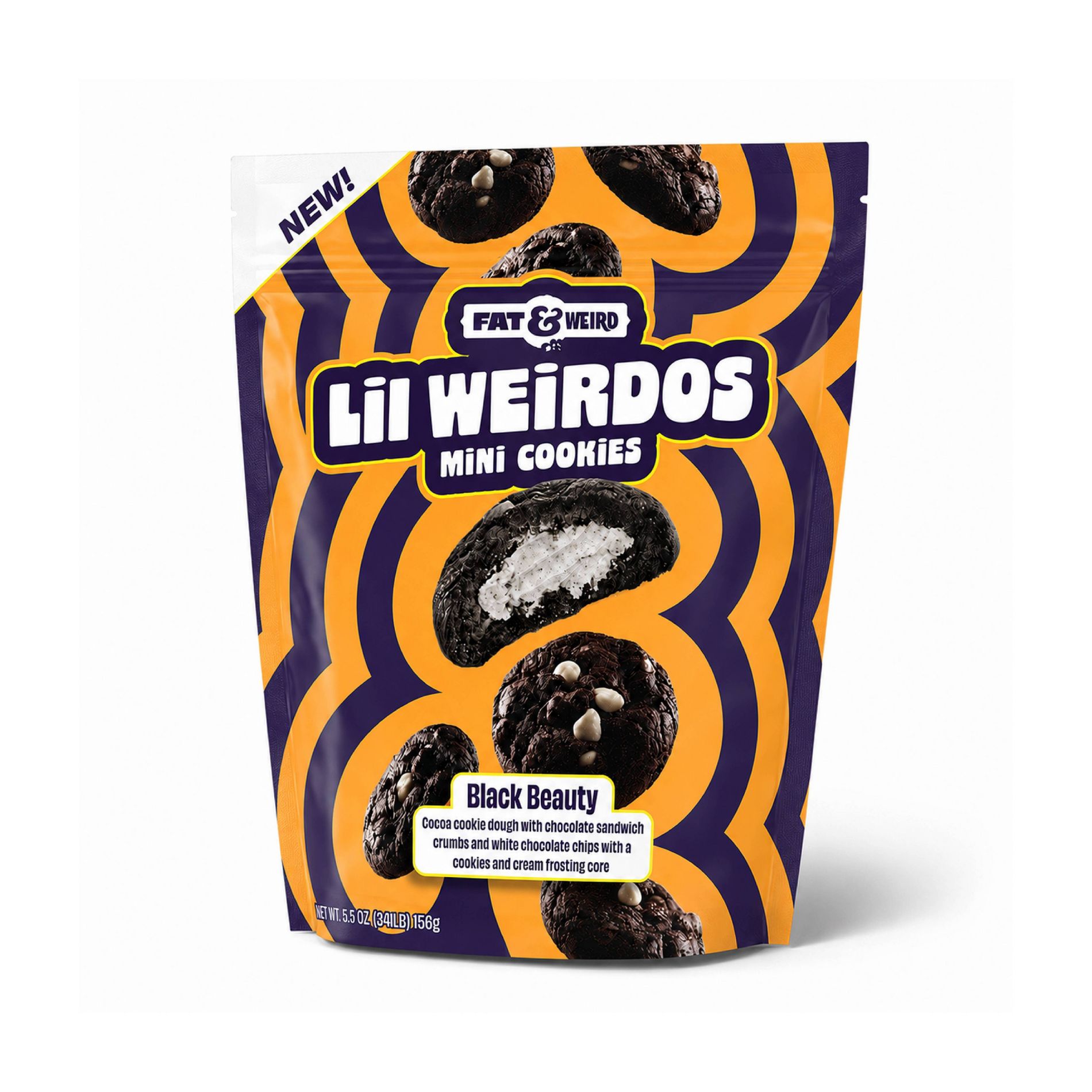 Fat and Weird Lil' Weirdo's Black Beauty Cookies - 5.5oz