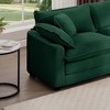 NicBex 80.3 Inch Loveseat,Modern Corduroy Fabric Loveseat Sofa with 4 Pillows,Deep Seating 2-Seater Couch for Living Room - 3 of 4
