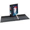 Avery Heavy-Duty View 3 Ring Binders, 2" One Touch Slant Rings, 4 Black Binders (79872) - 2 of 4