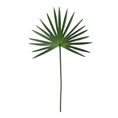 Allstate Floral 28" Palm Plant Artificial Foliage Fan Decoration - Green