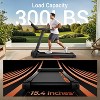 Treadmills for Home,  Folding Treadmill Filpped Screen and Heart Rate Sensor, 3.0HP Quiet Brushless Dual Cushion System, 300lbs Weight Capacity - 4 of 4