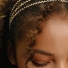 scunci be-ü-tiful Multi-Strand Rhinestone Embellished Metal Headband - Gold - 3 of 4