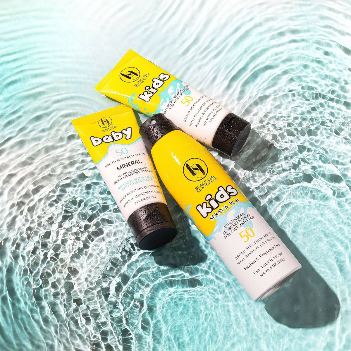 Black Girl Sunscreen Baby Mineral Lotion Broad Spectrum - SPF 50 - 3 fl oz - thumbnail 5