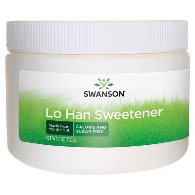 Swanson Lo Han Sweetener Made from Monk Fruit - Calorie and Sugar Free.