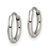 Chisel Stainless Steel Polished 1.6mm Hinged Hoop Earrings - 2 of 4