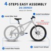Aukfa 26 Inch Mountain Bike for Adults - 21-Speed Disc Brakes, Dual Shock Absorption, Unisex Commuter & Trail Bike for Men & Women - 2 of 4