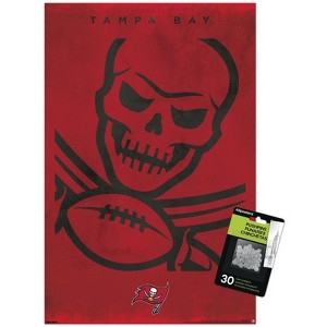 Trends International NFL Tampa Bay Buccaneers - Logo 25 Unframed Wall Poster Prints - 1 of 4