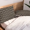 Deny Designs Twin/ Twin Extra Long Holli Zollinger Linen Duvet Cover and Pillow Sham Black - 3 of 4