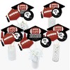 Big Dot of Happiness Grad Football - 2026 Graduation Party Centerpiece Sticks - Table Toppers - Set of 15 - 2 of 4