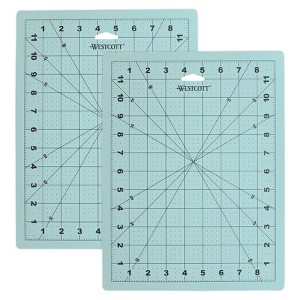 Westcott® Self-Healing Craft Cutting Mat with Grid, 9" x 12", Pack of 2 - 1 of 4